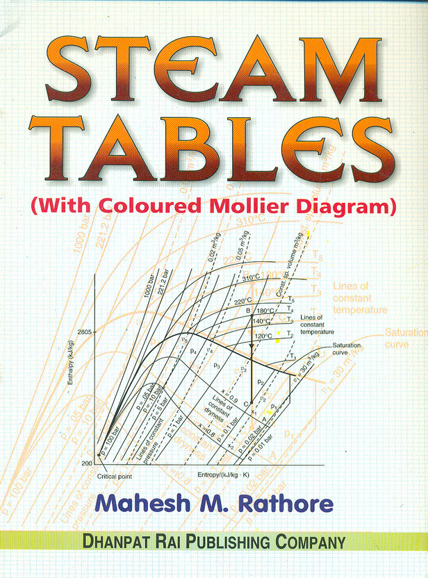 Engineering Steam Tables Book